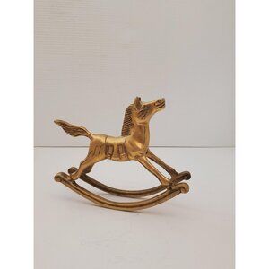 Vintage Brass Rocking Horse - Vintage Brass Rocking Horse Made In India …